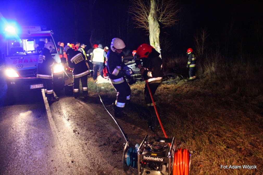 Seria wypadków na drogach 